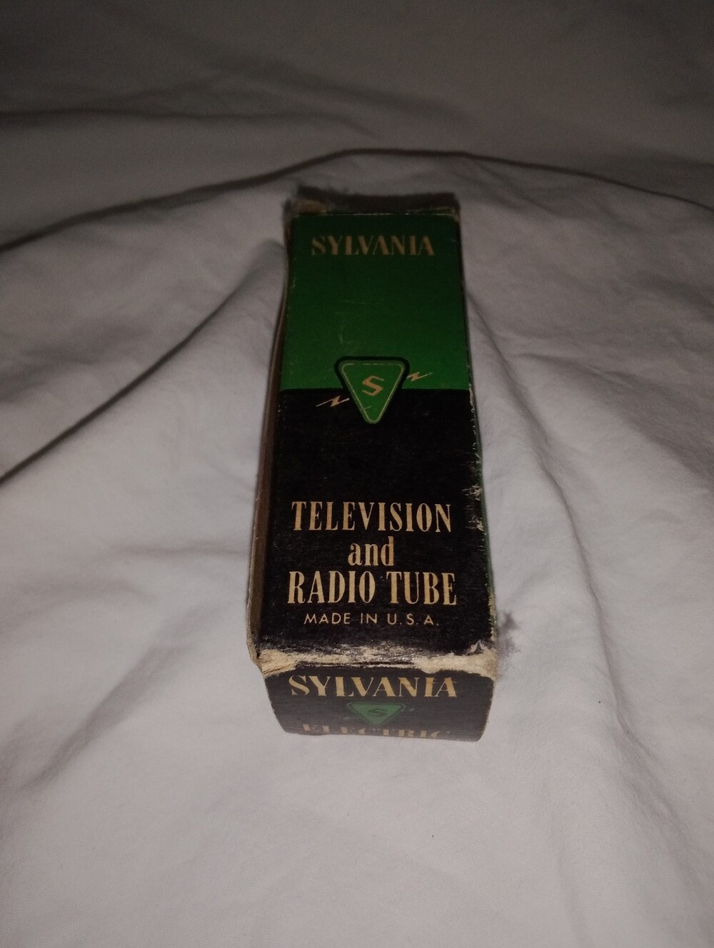 Vintage Sylvania Television And Radio Tube 25L6GT Collector Retro Decor